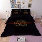 4 pcs KING Size 3D Star Wars #15 Bedding Set Duvet Cover Flat Sheet
