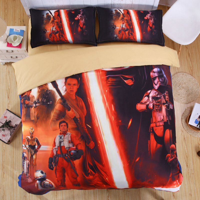 3 pcs KING Size 3D Star Wars 03 Bedding Set Duvet Cover