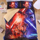 #07 QUEEN Size 4PCS Star Wars Bedding Set Duvet Cover Flat Sheet