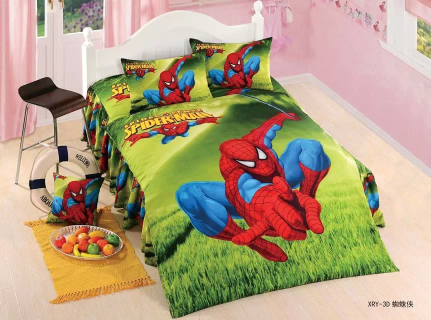 3PCS Twin Size Spiderman #25 Bedding Set Duvet Cover
