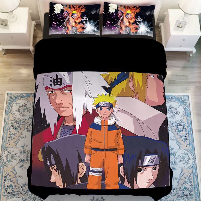 3pcs Twin Size Naruto Anime #41 Kids Bedroom Decor