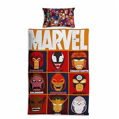 Marvel Avengers #53 Quilt Set Duvet Cover Pillow Case Bedding set Single