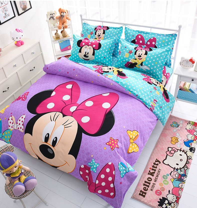 4pcs Full Size Disney Mickey 03 Bedding Set