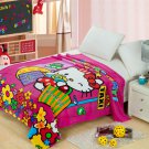 150*200cm Hello Kitty #13 fleece blankets Warm Sheet Flat Bedsheet For Kids