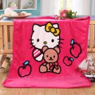 Hello Kitty #11 fleece blankets 100*140cm fleece sleeping throw