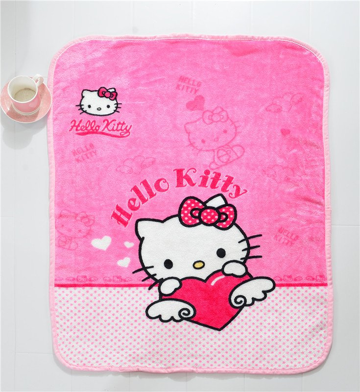 Hello Kitty #13 fleece blankets 100*140cm fleece sleeping throw
