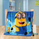 Minion fleece blankets 100*140cm fleece sleeping throw