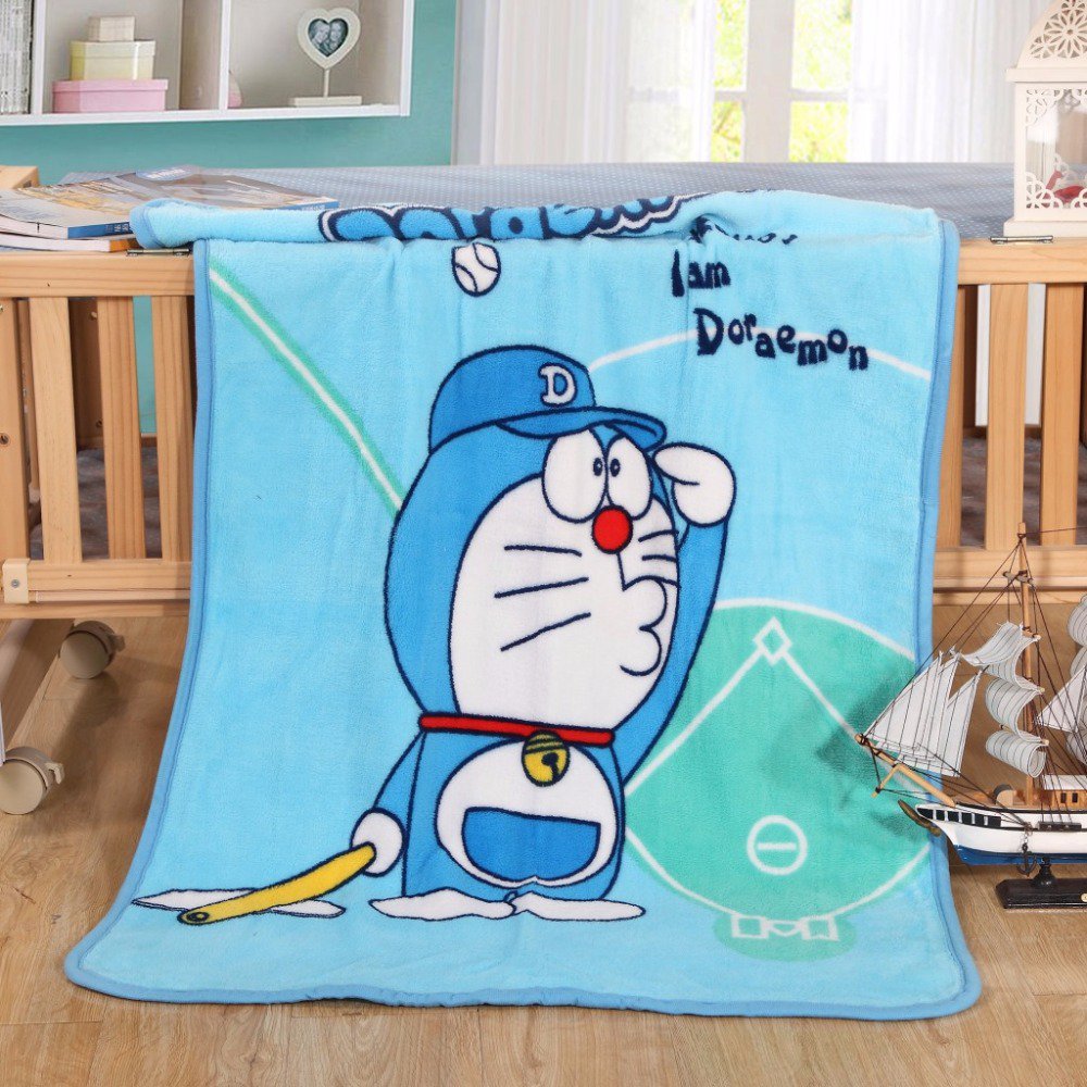 Doaremon #18 fleece blankets 100*140cm fleece sleeping throw