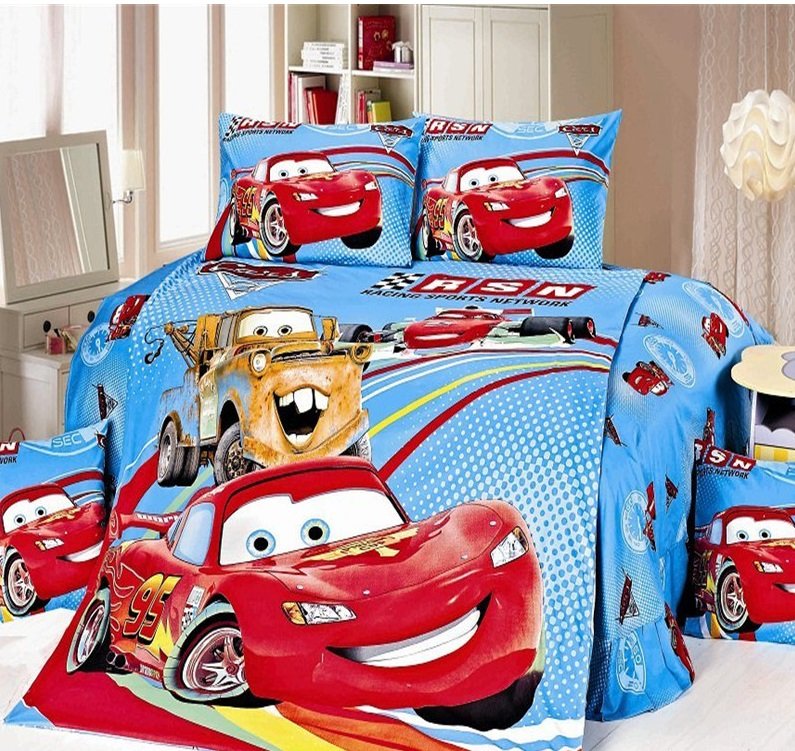 Single Size Lightning McQueen #02 bedding set duvet cover bed sheet pillow cases