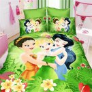Single Size Princess Girls bedding set duvet cover bed sheet pillow cases