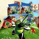 Twin Size 3pcs Ben 10 Cartoon bedding set duvet cover bed sheet pillow cases
