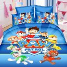 Twin Size 3pcs Paw Patrol Cartoon bedding set duvet cover bed sheet pillow cases
