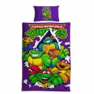 2pcs Mutant Ninja Turtles Single Quilt Sets Duvet Cover Pillow Case Kids Bedding Sets