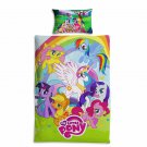 2pcs My Little Pony Single Quilt Sets Duvet Cover Pillow Case Kids Bedding Sets