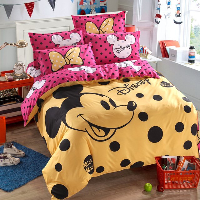 3pcs Twin/Single Size Disney Mickey #07 Bedding Set
