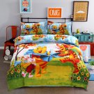 Twin Size 3pcs Winnie the Pooh #01 bedding set duvet cover bed sheet pillow cases
