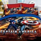 Single Size 2pcs Captain America #01 bedding set duvet cover bed sheet pillow cases