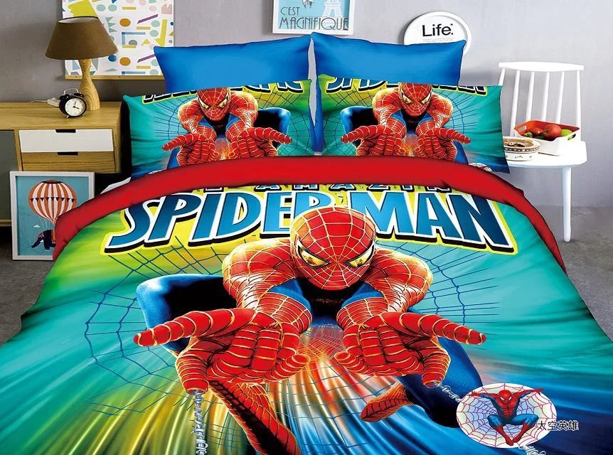 Twin Size 3pcs Spiderman #03 bedding set duvet cover bed sheet pillow cases
