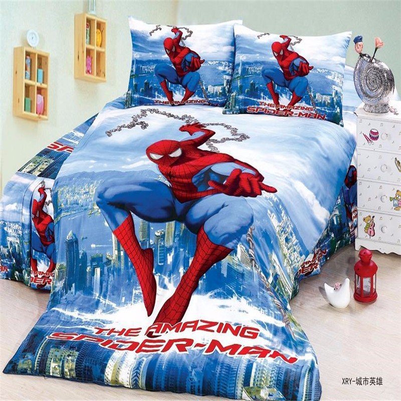 Single Size 2pcs Spiderman #05 bedding set duvet cover bed sheet pillow cases