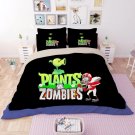 #03 King Size 3pcs Plants vs. Zombies  game bedding set duvet bed sheet cover pillow cases