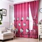W100 * H200 cm Hello Kitty #01 Printed Curtain for Bedroom Living Room Panel Window Treatments