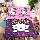 Queen Size 4pcs Hello Kitty New Design #06 bedding set duvet cover flat sheet pillow cases