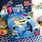 Twin Size 2pcs Minion #07 bedding set duvet cover flat sheet pillow cases