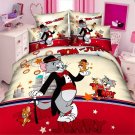 Single 2 pcs Tom Jerry #35 Kids Bedroom Decor Duvet Cover Bed Sheet Pillow Case