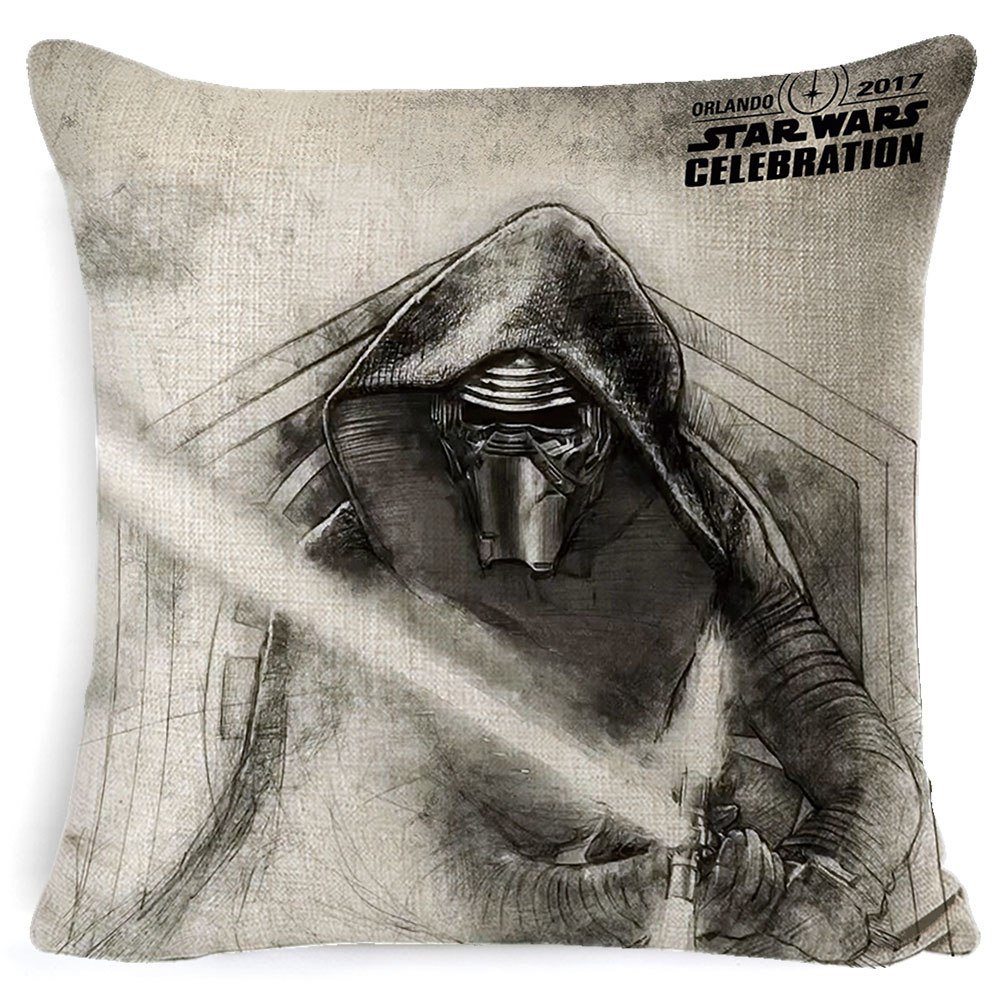 Star Wars Yoda Darth Vader #22 Cushion Cover Square Plain  45cm*45cm