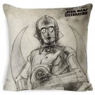 Star Wars Yoda Darth Vader #24 Cushion Cover Square Plain  45cm*45cm