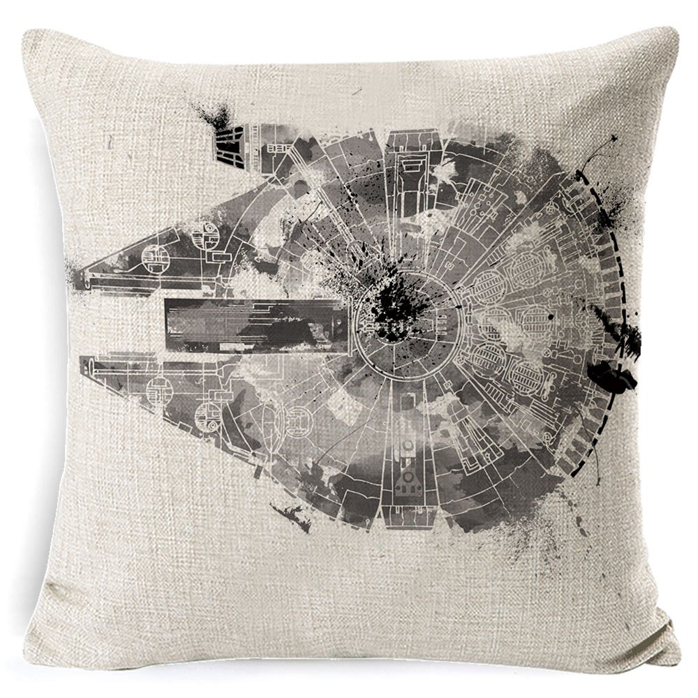 Star Wars Yoda Darth Vader #29 Cushion Cover Square Plain  45cm*45cm
