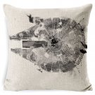 Star Wars Yoda Darth Vader #29 Cushion Cover Square Plain  45cm*45cm
