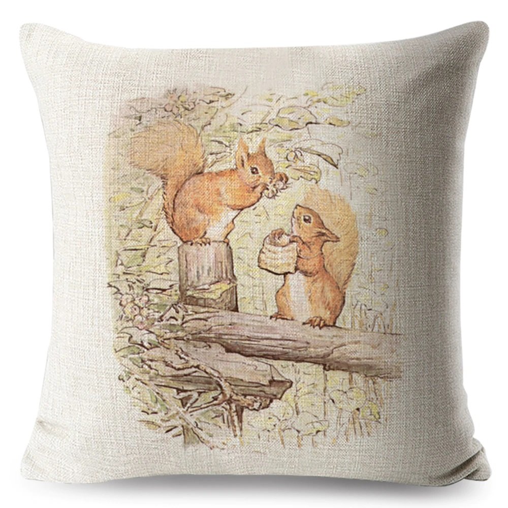 Peter Rabbit #02 Cushion Cover Square Plain 45cm*45cm