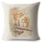 Peter Rabbit #02 Cushion Cover Square Plain  45cm*45cm