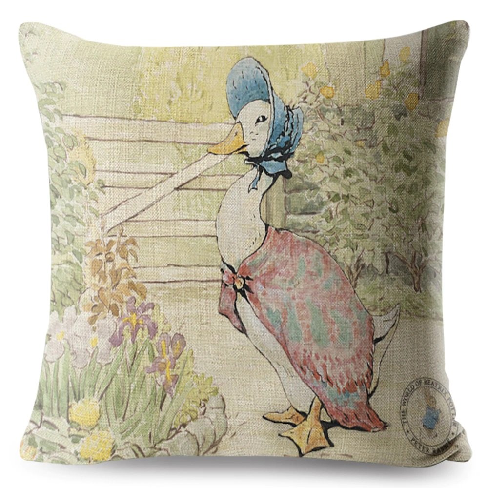 Peter Rabbit #05 Cushion Cover Square Plain  45cm*45cm