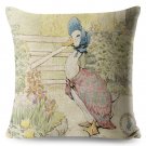 Peter Rabbit #05 Cushion Cover Square Plain  45cm*45cm