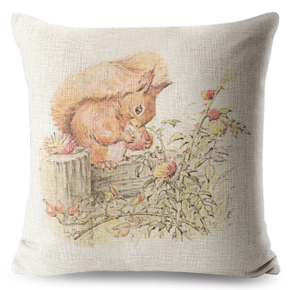 Peter Rabbit #12 Cushion Cover Square Plain  45cm*45cm