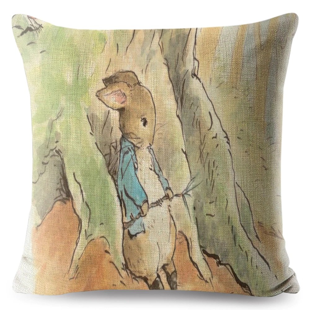 Peter Rabbit #15 Cushion Cover Square Plain  45cm*45cm