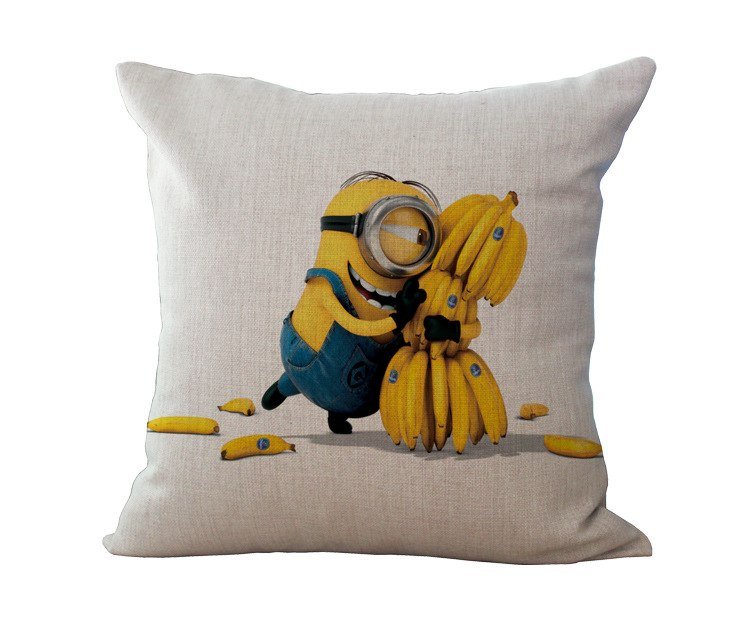 Mnion #42 Cushion Cover Square Plain  45cm*45cm