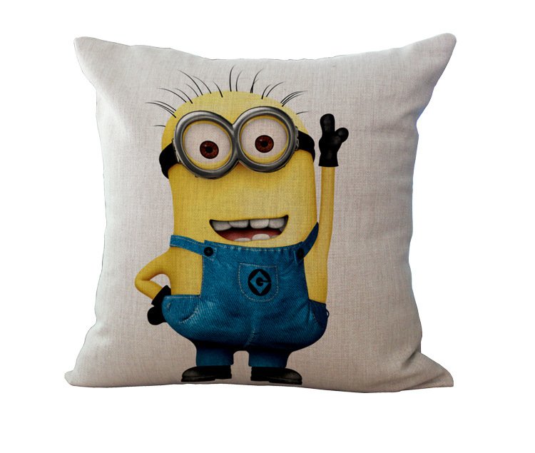 Mnion #43 Cushion Cover Square Plain  45cm*45cm