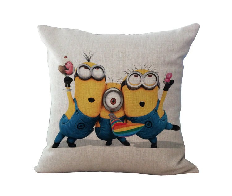 Mnion #44 Cushion Cover Square Plain  45cm*45cm
