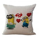 Mnion #47 Cushion Cover Square Plain  45cm*45cm
