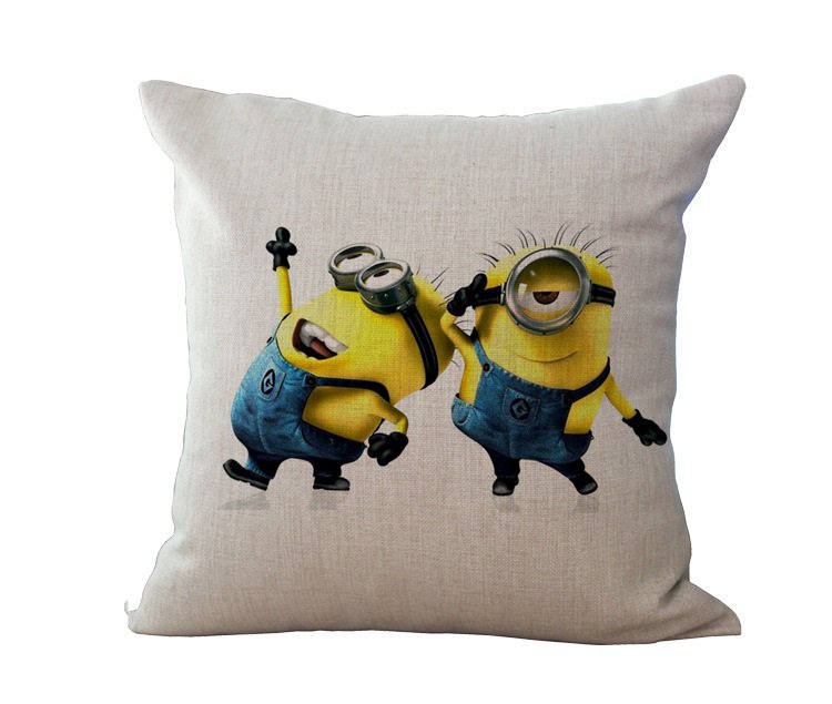 Mnion #48 Cushion Cover Square Plain  45cm*45cm