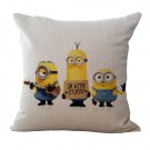 Mnion #49 Cushion Cover Square Plain  45cm*45cm