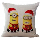 Mnion #51 Cushion Cover Square Plain  45cm*45cm