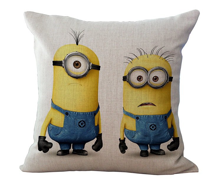 Mnion #52 Cushion Cover Square Plain  45cm*45cm