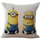 Mnion #52 Cushion Cover Square Plain  45cm*45cm