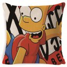The Simpsons #63  Cushion Cover Square Plain  45cm*45cm