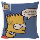 The Simpsons #65 Cushion Cover Square Plain  45cm*45cm