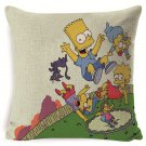 The Simpsons #68 Cushion Cover Square Plain  45cm*45cm